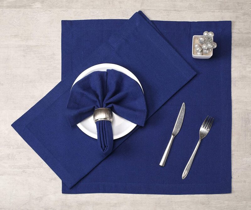 Glus Cotton Dining Table Napkins-Absorbent Heavy Cotton (Assorted, Pack of 6) - Image 3
